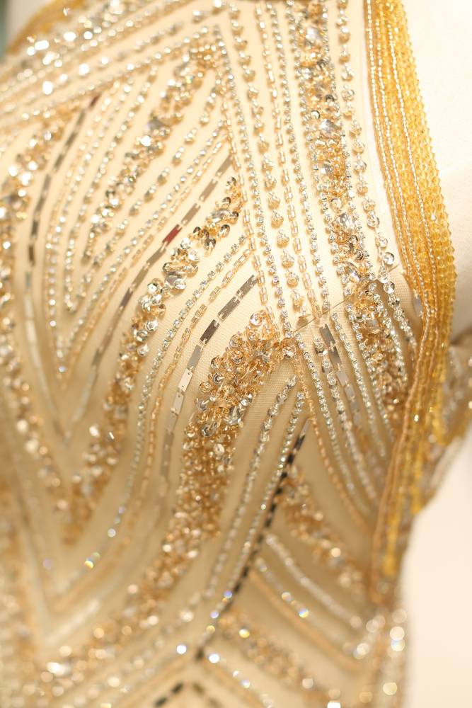 Gorgeous Beaded Decoration High Neck Sleeveless Mermaid Prom Dress 