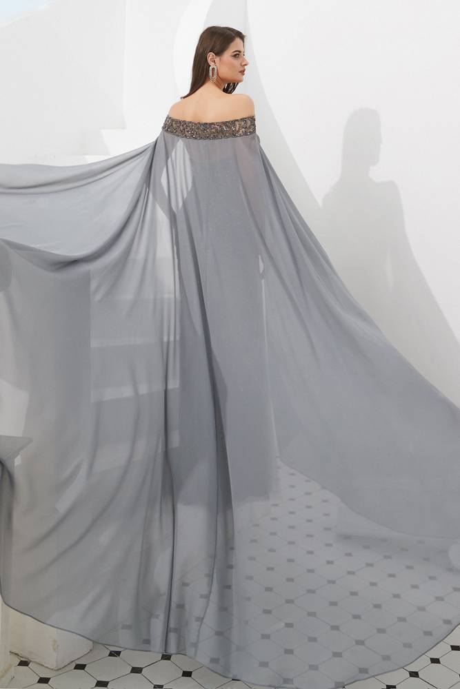 Gorgeous Beaded Sweetheart Mermaid Prom Gown With Shawl